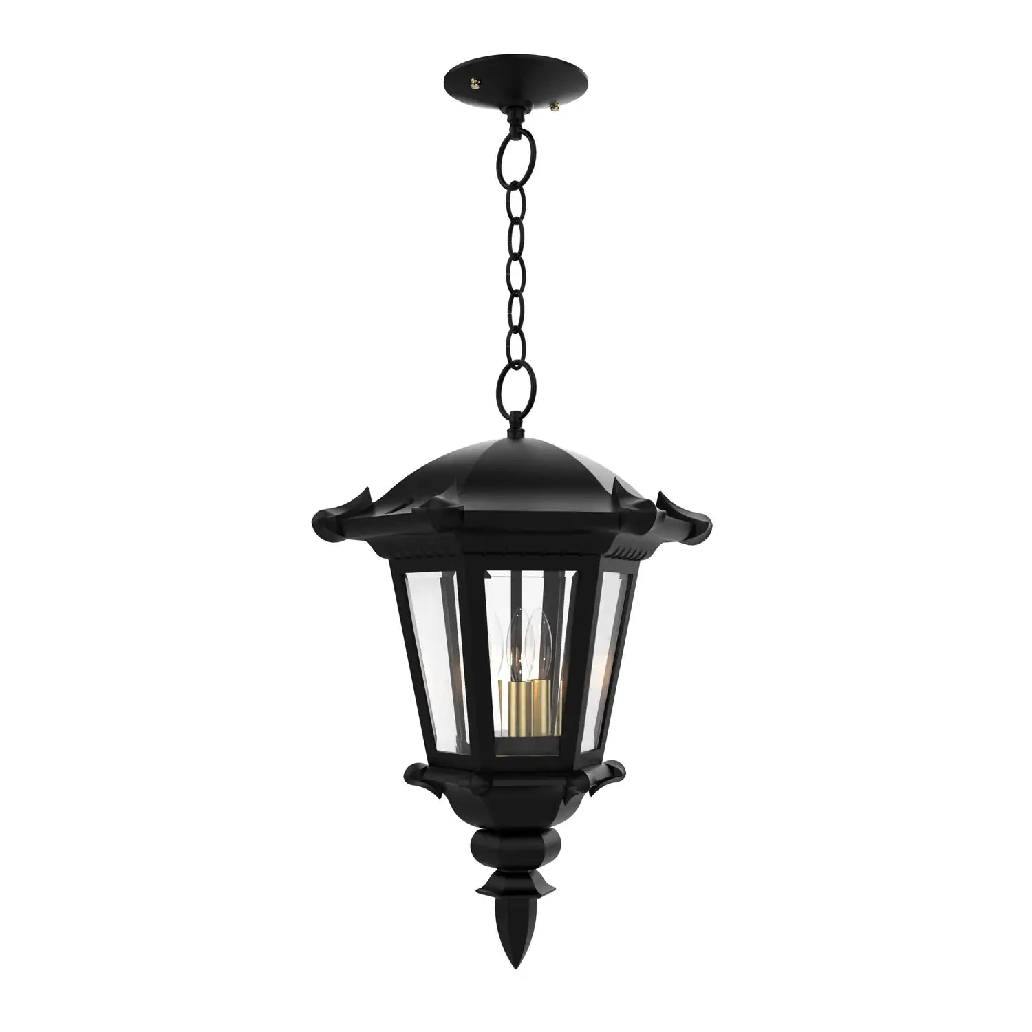 SNOC, MONTPELLIER - CEILING MOUNTING WITH CHAIN CLOSED BOTTOM MEDIUM FORMAT 23355, OUTDOOR CEILING LIGHT