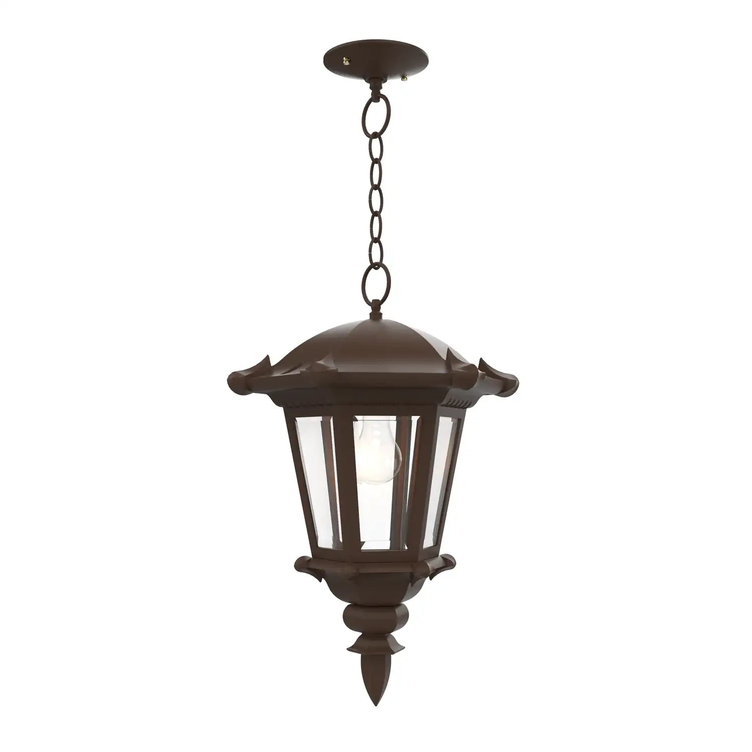 SNOC, MONTPELLIER - CEILING MOUNTING WITH CHAIN CLOSED BOTTOM MEDIUM FORMAT 23355, OUTDOOR CEILING LIGHT