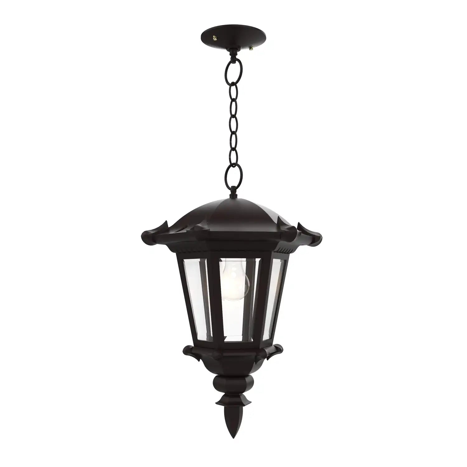 SNOC, MONTPELLIER - CEILING MOUNTING WITH CHAIN CLOSED BOTTOM MEDIUM FORMAT 23355, OUTDOOR CEILING LIGHT