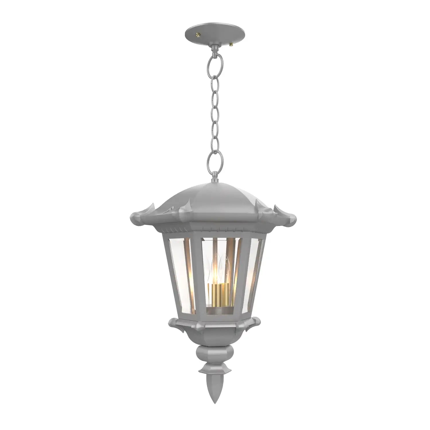 SNOC, MONTPELLIER - CEILING MOUNTING WITH CHAIN CLOSED BOTTOM MEDIUM FORMAT 23355, OUTDOOR CEILING LIGHT