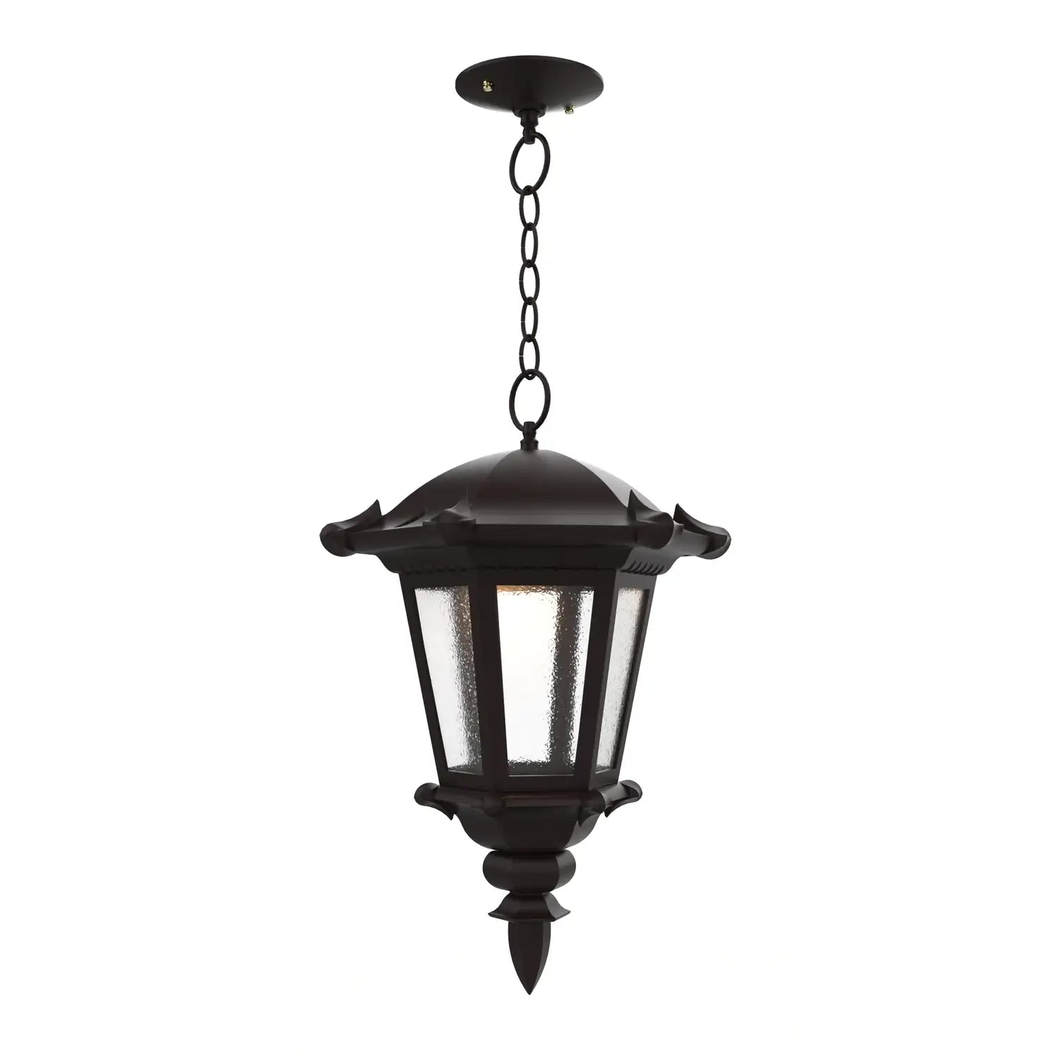 SNOC, MONTPELLIER - CEILING MOUNTING WITH CHAIN CLOSED BOTTOM MEDIUM FORMAT 23355, OUTDOOR CEILING LIGHT