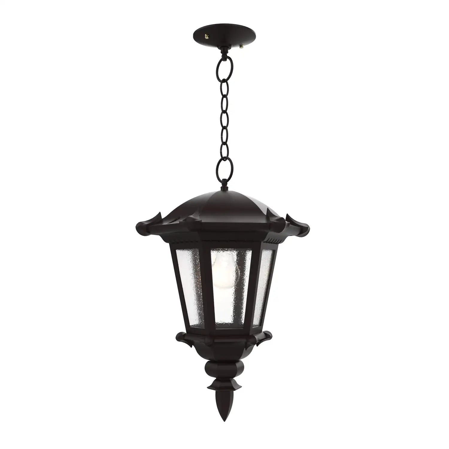 SNOC, MONTPELLIER - CEILING MOUNTING WITH CHAIN CLOSED BOTTOM MEDIUM FORMAT 23355, OUTDOOR CEILING LIGHT
