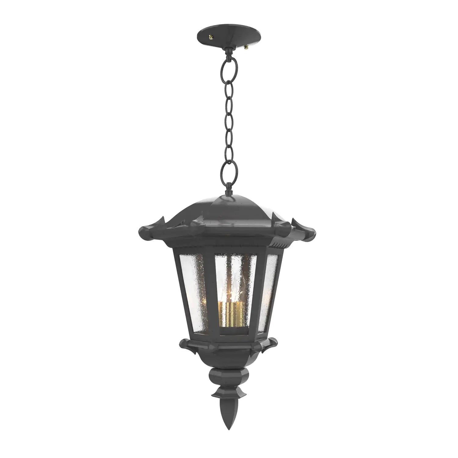 SNOC, MONTPELLIER - CEILING MOUNTING WITH CHAIN CLOSED BOTTOM MEDIUM FORMAT 23355, OUTDOOR CEILING LIGHT