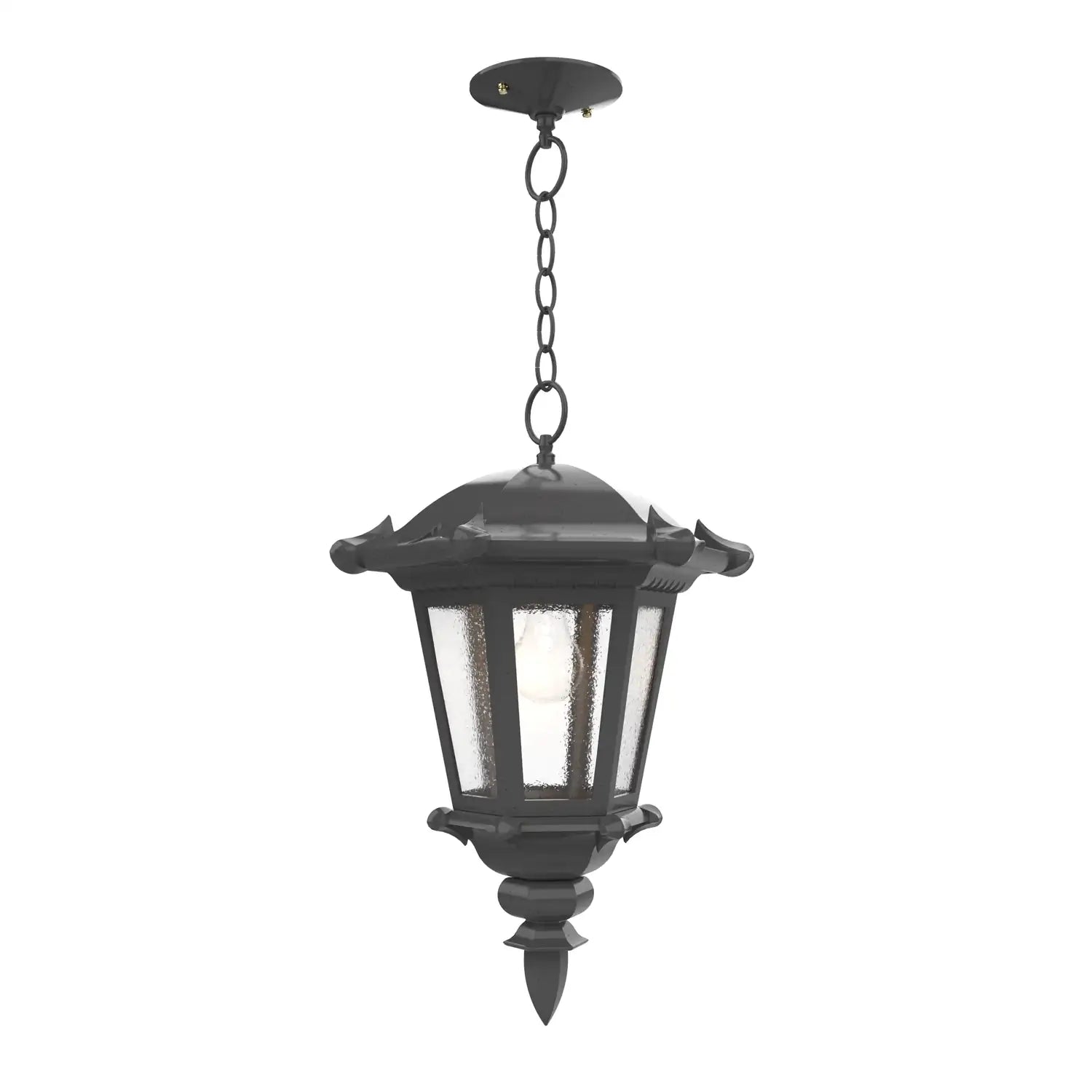 SNOC, MONTPELLIER - CEILING MOUNTING WITH CHAIN CLOSED BOTTOM MEDIUM FORMAT 23355, OUTDOOR CEILING LIGHT