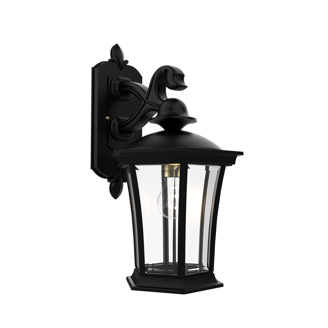 SNOC, WESTMINSTER - WALL MOUNT DECORATIVE ARM DOWN OPEN BOTTOM MEDIUM SIZE 23511, OUTDOOR WALL LIGHTS