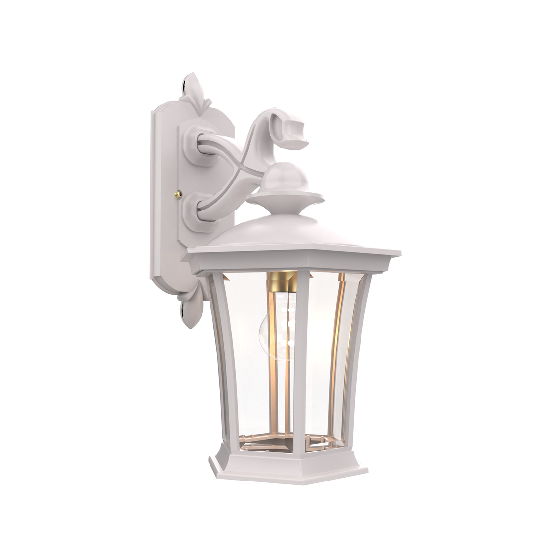 SNOC, WESTMINSTER - WALL MOUNT DECORATIVE ARM DOWN OPEN BOTTOM MEDIUM SIZE 23511, OUTDOOR WALL LIGHTS