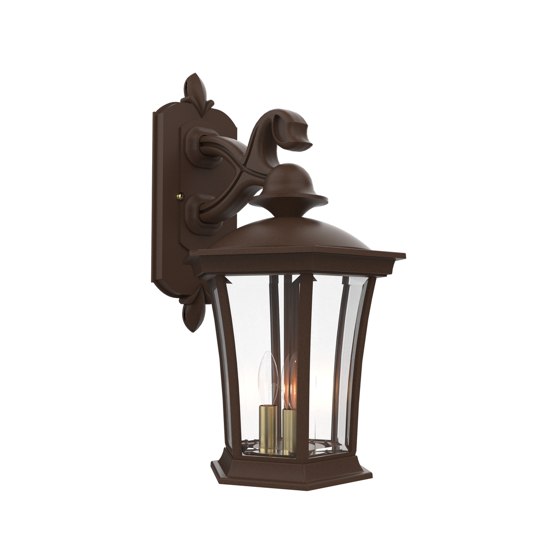 SNOC WESTMINSTER - WALL MOUNT DECORATIVE ARM DOWN OPEN BOTTOM MEDIUM SIZE 23511 - Wall