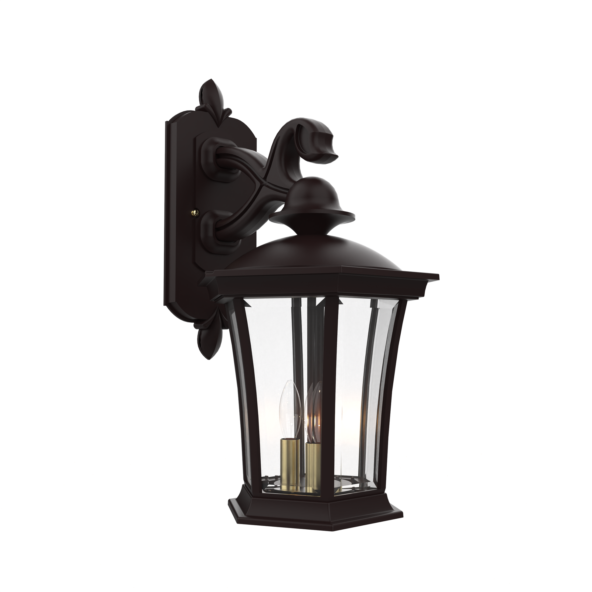 SNOC WESTMINSTER - WALL MOUNT DECORATIVE ARM DOWN OPEN BOTTOM MEDIUM SIZE 23511 - Wall