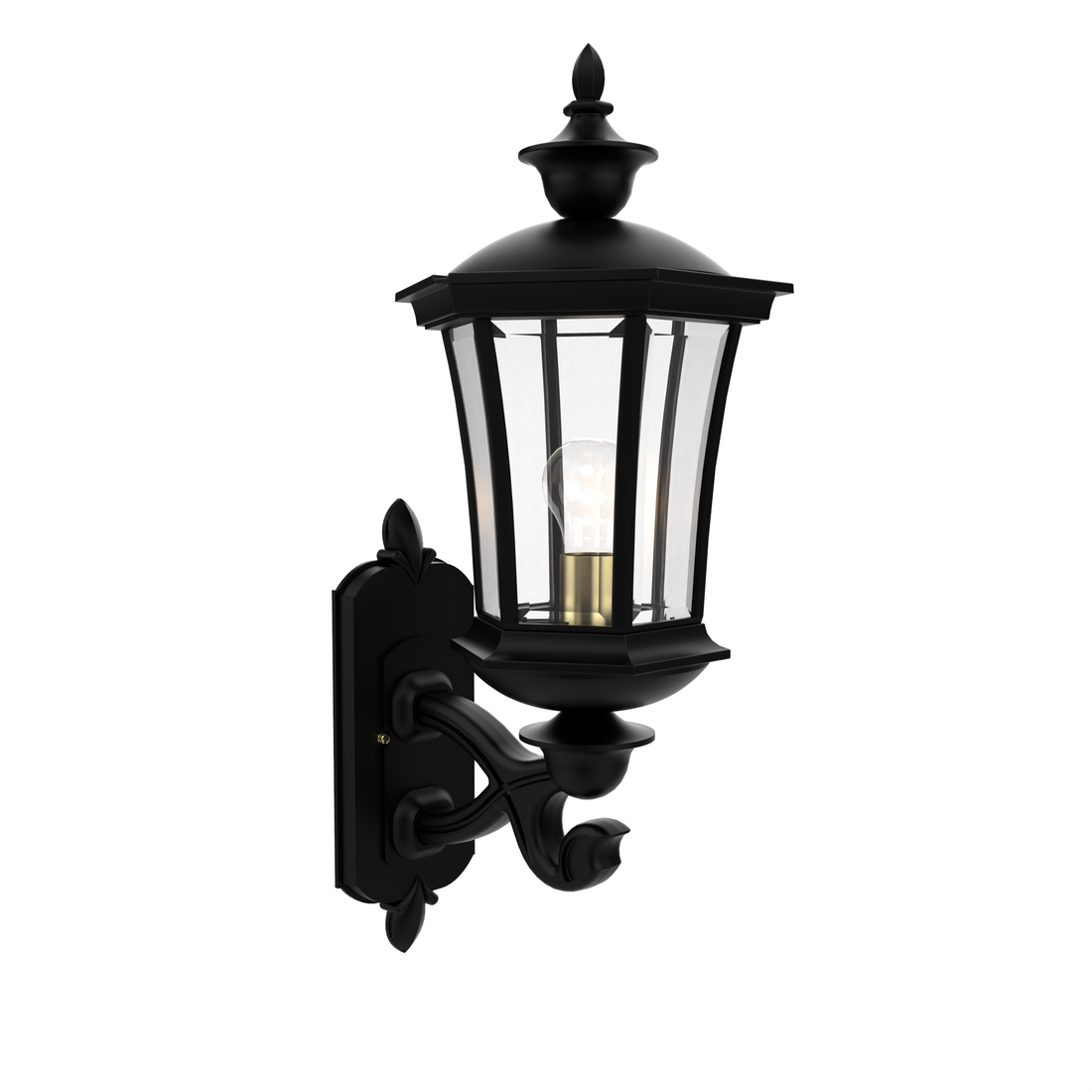 SNOC, WESTMINSTER - WALL MOUNTED DECORATIVE ARM UP MEDIUM 23514, OUTDOOR WALL LIGHTS