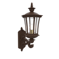 SNOC, WESTMINSTER - WALL MOUNTED DECORATIVE ARM UP MEDIUM 23514, OUTDOOR WALL LIGHTS