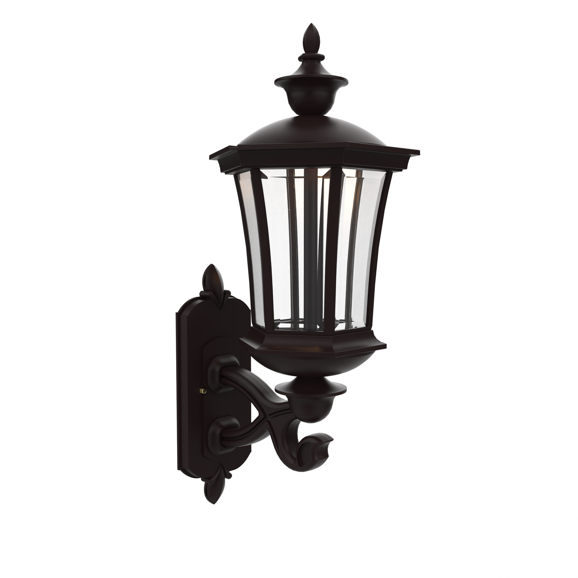 SNOC, WESTMINSTER - WALL MOUNTED DECORATIVE ARM UP MEDIUM 23514, OUTDOOR WALL LIGHTS