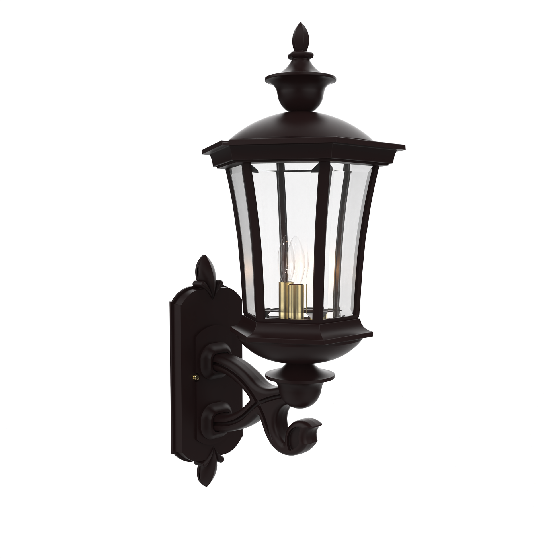 SNOC, WESTMINSTER - WALL MOUNTED DECORATIVE ARM UP MEDIUM 23514, OUTDOOR WALL LIGHTS