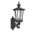 SNOC, WESTMINSTER - WALL MOUNTED DECORATIVE ARM UP MEDIUM 23514, OUTDOOR WALL LIGHTS