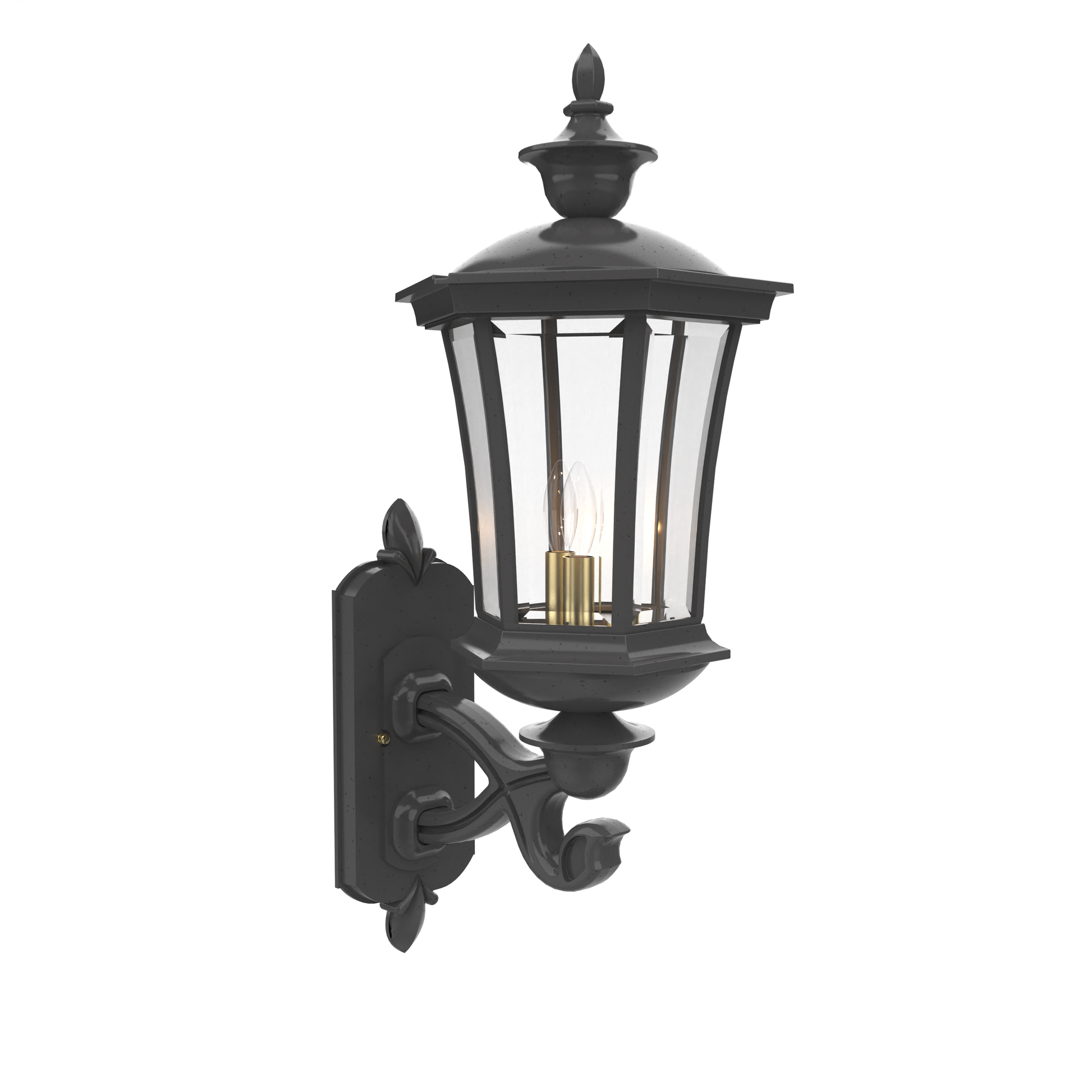 SNOC, WESTMINSTER - WALL MOUNTED DECORATIVE ARM UP MEDIUM 23514, OUTDOOR WALL LIGHTS