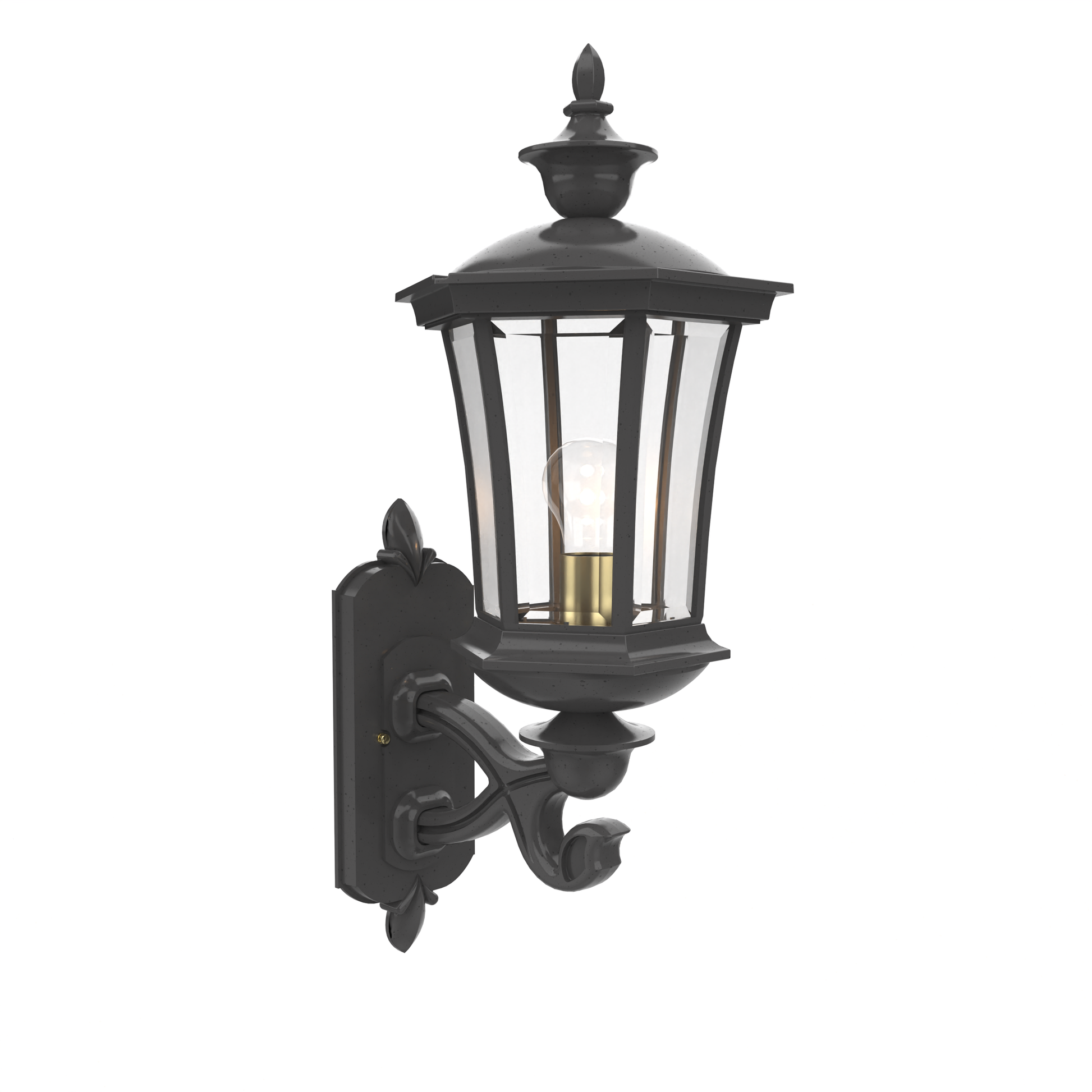 SNOC, WESTMINSTER - WALL MOUNTED DECORATIVE ARM UP MEDIUM 23514, OUTDOOR WALL LIGHTS