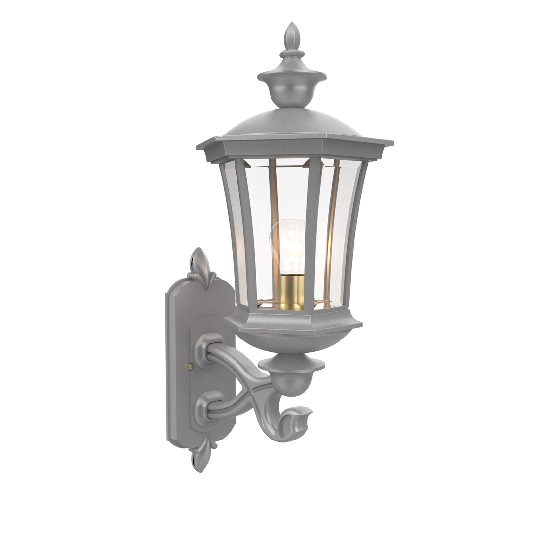 SNOC, WESTMINSTER - WALL MOUNTED DECORATIVE ARM UP MEDIUM 23514, OUTDOOR WALL LIGHTS