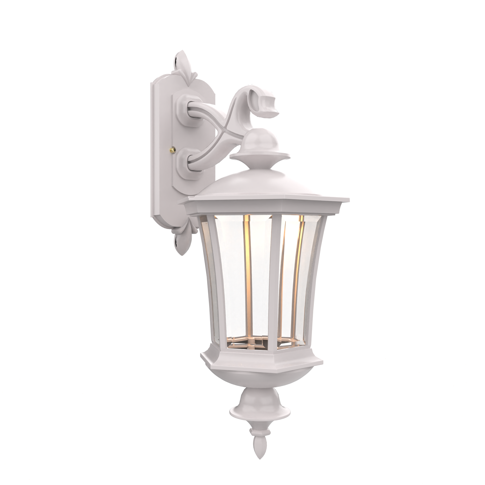 SNOC, WESTMINSTER - WALL MOUNTED DECORATIVE ARM DOWN MEDIUM CLOSED BOTTOM 23515, OUTDOOR WALL LIGHTS
