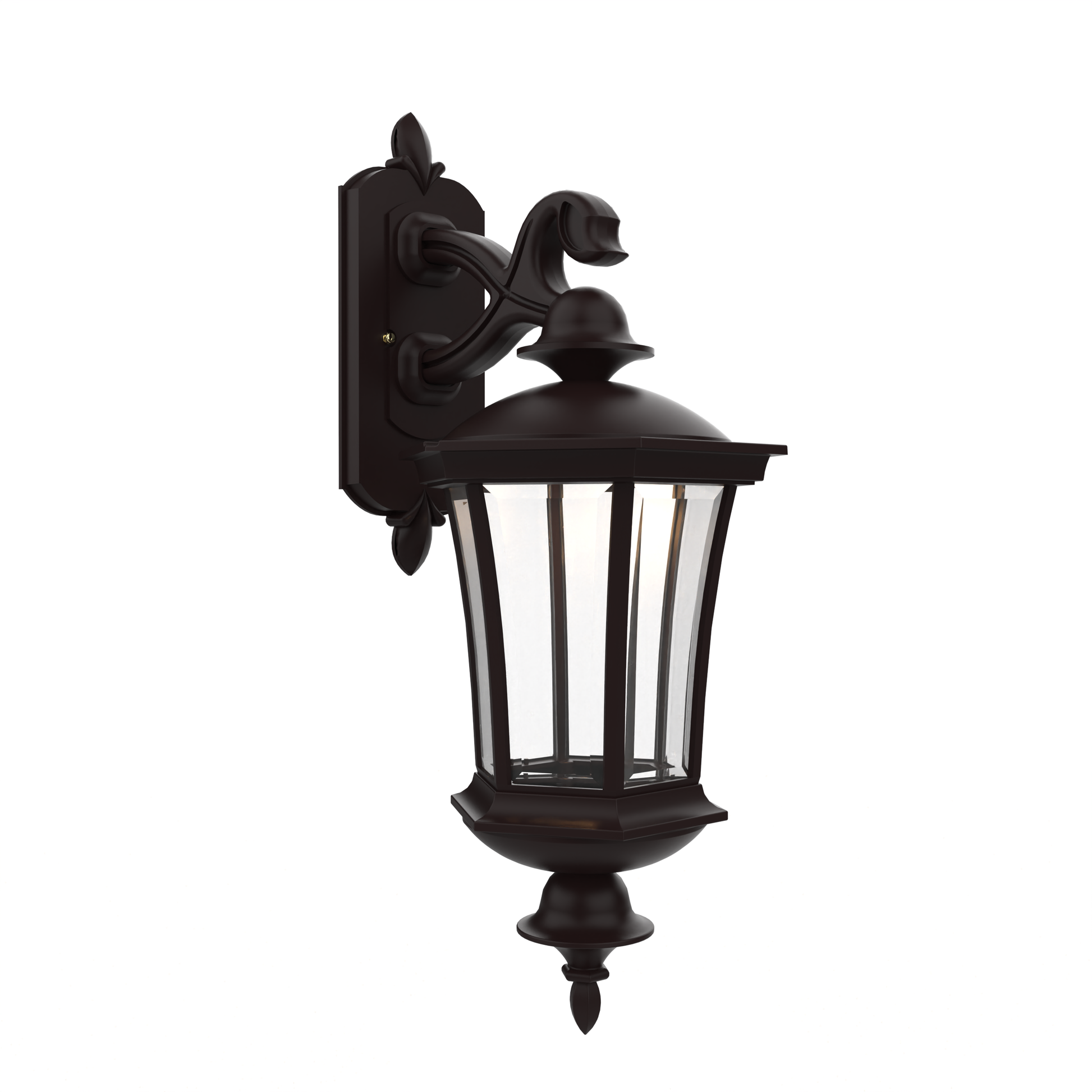 SNOC, WESTMINSTER - WALL MOUNTED DECORATIVE ARM DOWN MEDIUM CLOSED BOTTOM 23515, OUTDOOR WALL LIGHTS