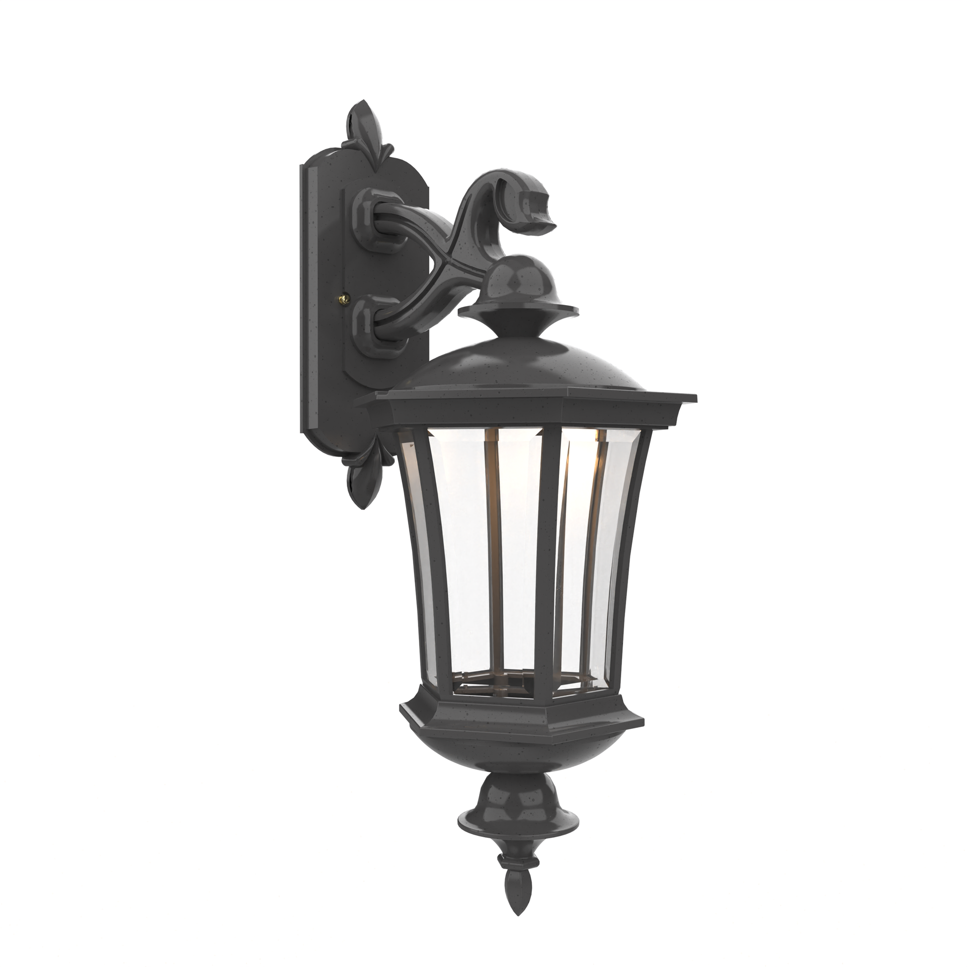 SNOC, WESTMINSTER - WALL MOUNTED DECORATIVE ARM DOWN MEDIUM CLOSED BOTTOM 23515, OUTDOOR WALL LIGHTS