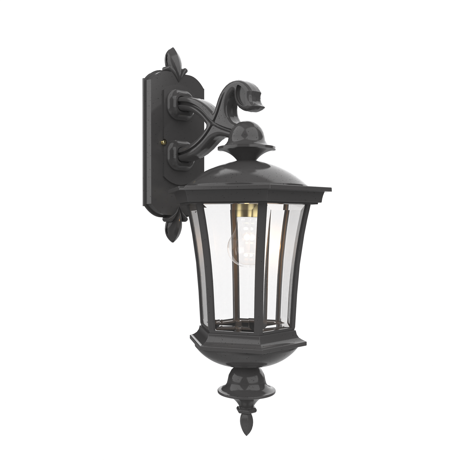 SNOC, WESTMINSTER - WALL MOUNTED DECORATIVE ARM DOWN MEDIUM CLOSED BOTTOM 23515, OUTDOOR WALL LIGHTS