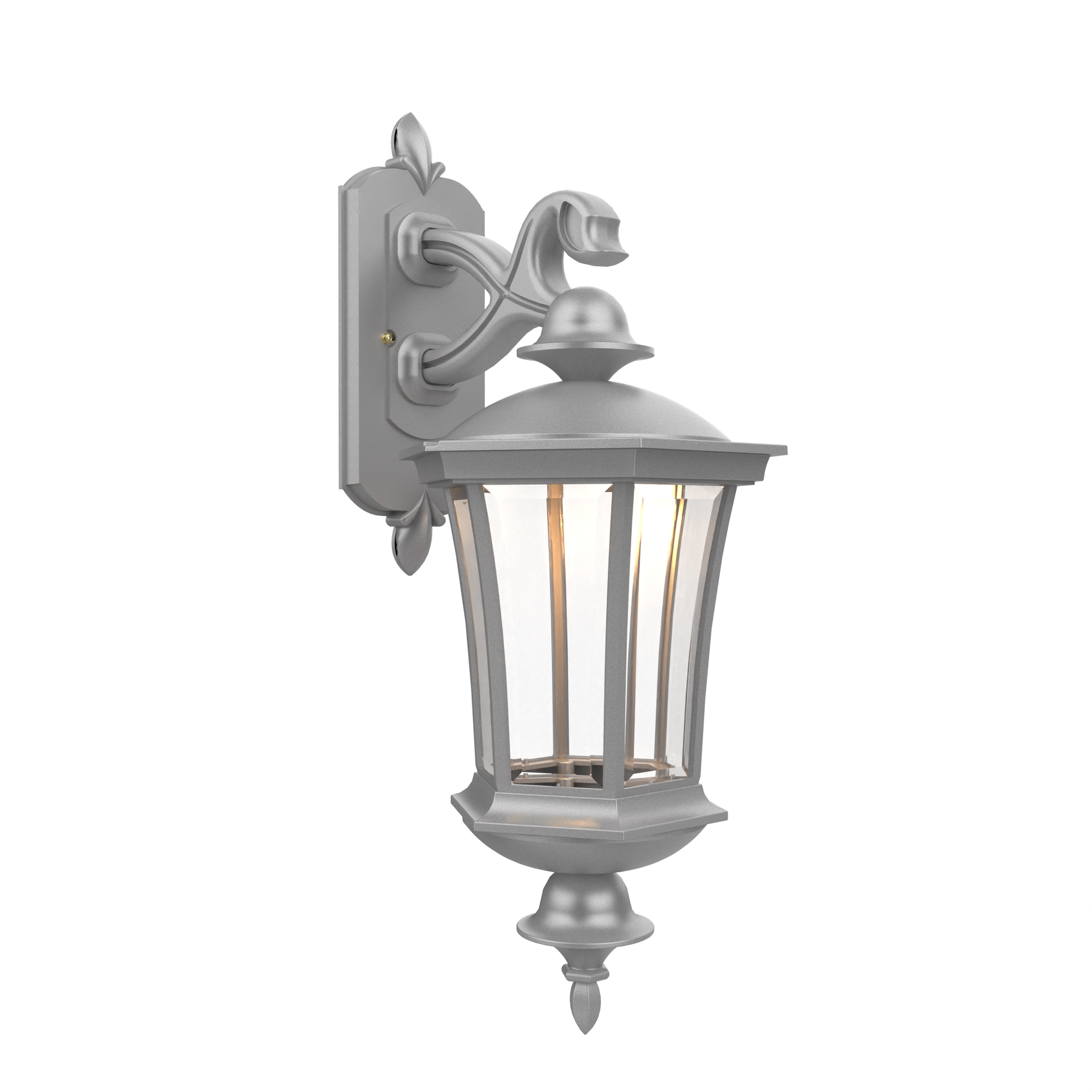 SNOC, WESTMINSTER - WALL MOUNTED DECORATIVE ARM DOWN MEDIUM CLOSED BOTTOM 23515, OUTDOOR WALL LIGHTS
