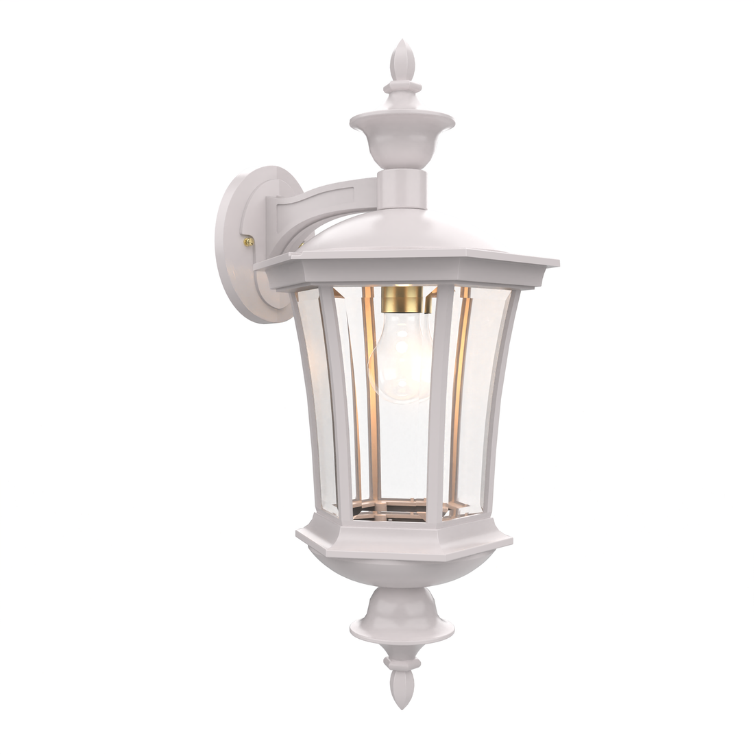SNOC, WESTMINSTER - CLOSED BOTTOM WALL MOUNT DOWN MEDIUM SIZE 23525, OUTDOOR WALL LIGHTS