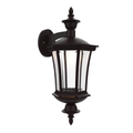 SNOC, WESTMINSTER - CLOSED BOTTOM WALL MOUNT DOWN MEDIUM SIZE 23525, OUTDOOR WALL LIGHTS