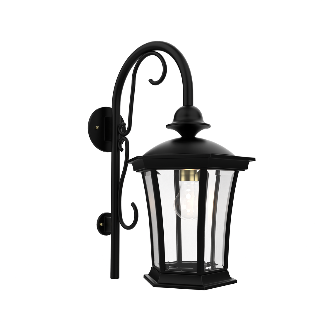 SNOC, WESTMINSTER - WALL MOUNT DOWN WITH CANE OPEN BOTTOM MEDIUM 23593, OUTDOOR WALL LIGHTS