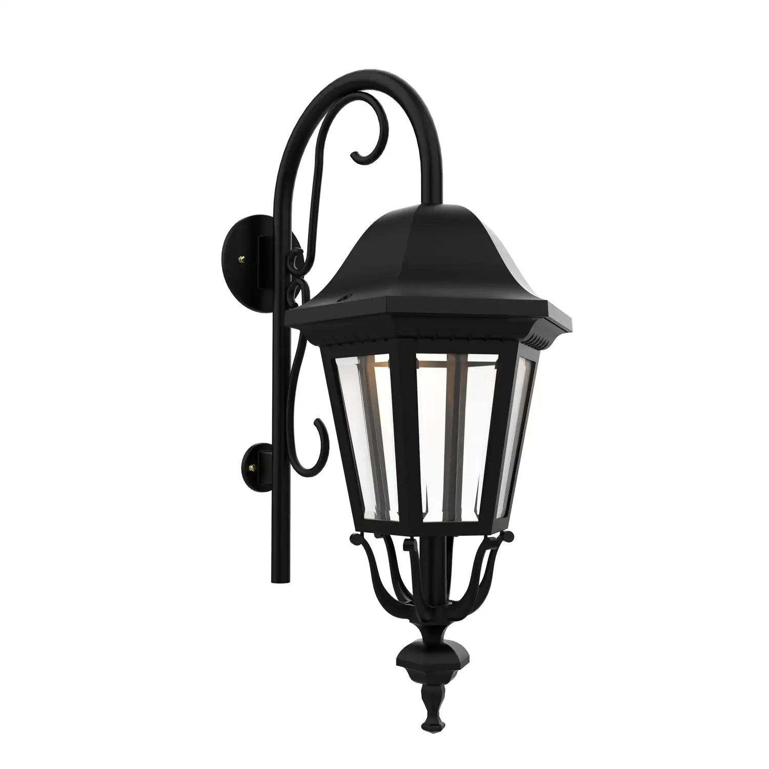 SNOC, FLORENCE - WALL-MOUNTED DOWNWARDS WITH CANE CLOSED BOTTOM MEDIUM FORMAT 23798, OUTDOOR WALL LIGHTS