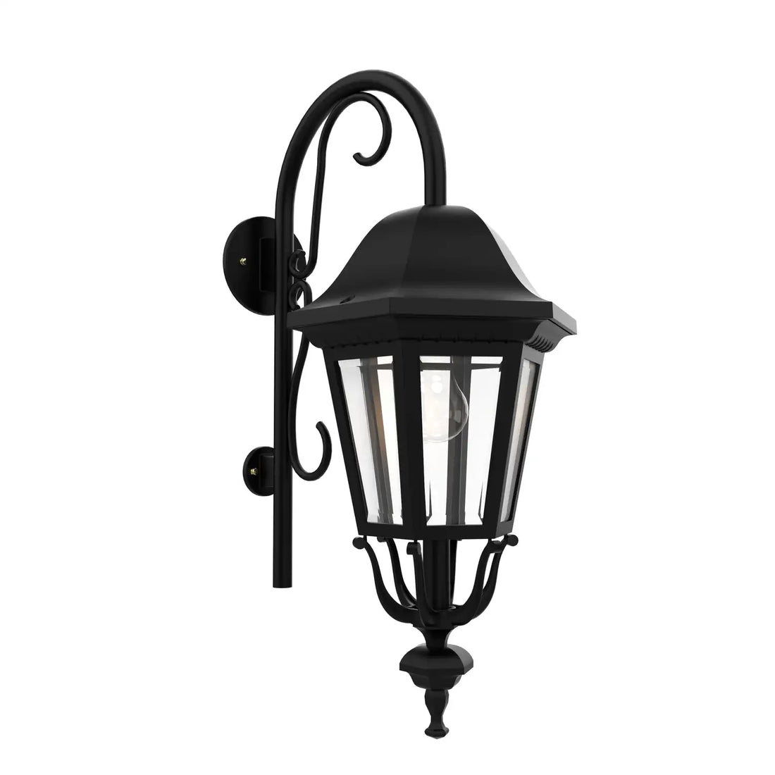 SNOC, FLORENCE - WALL-MOUNTED DOWNWARDS WITH CANE CLOSED BOTTOM MEDIUM FORMAT 23798, OUTDOOR WALL LIGHTS