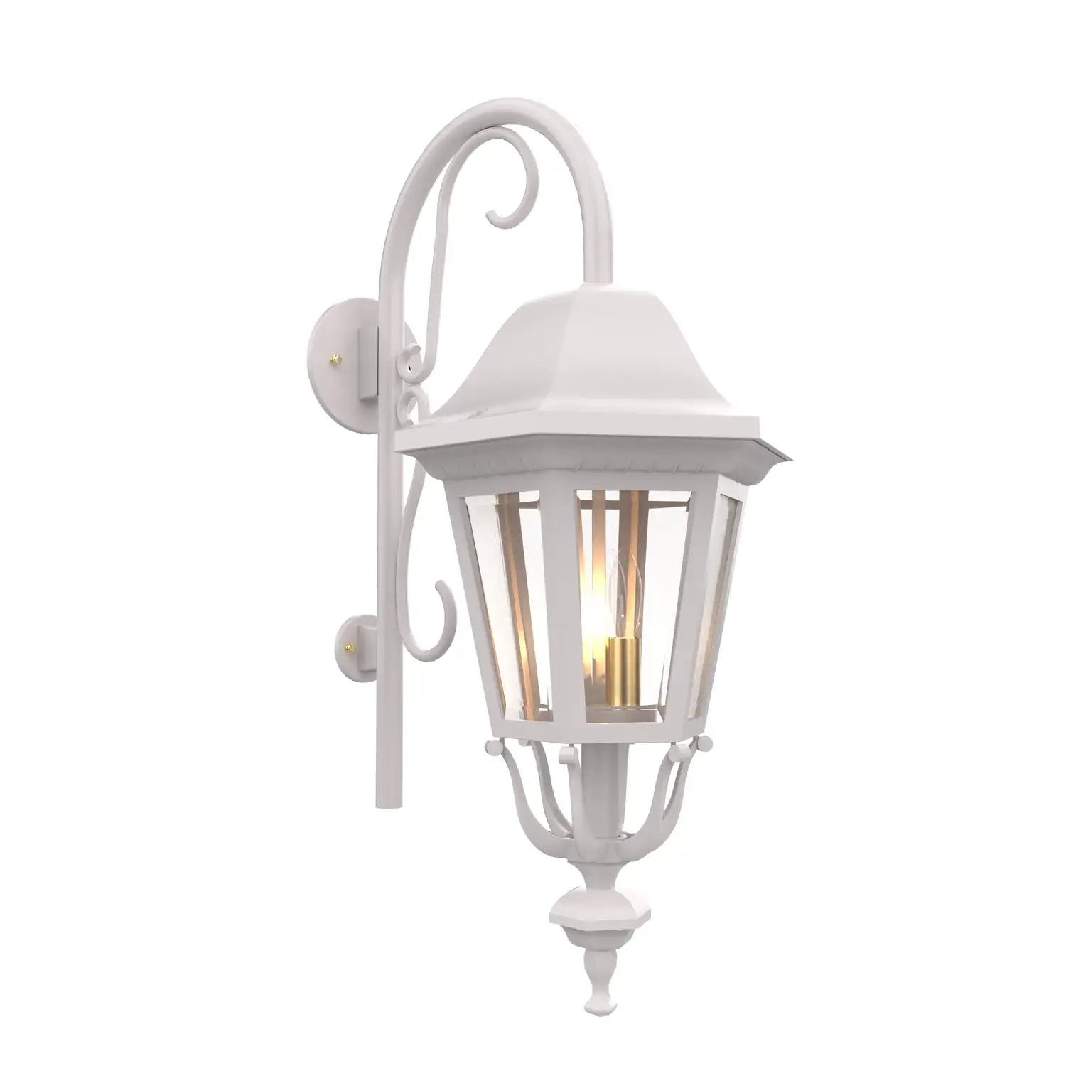 SNOC, FLORENCE - WALL-MOUNTED DOWNWARDS WITH CANE CLOSED BOTTOM MEDIUM FORMAT 23798, OUTDOOR WALL LIGHTS