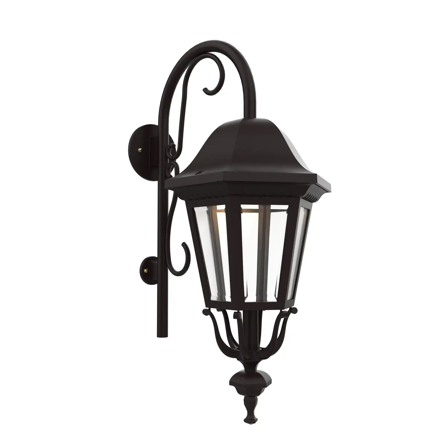 SNOC, FLORENCE - WALL-MOUNTED DOWNWARDS WITH CANE CLOSED BOTTOM MEDIUM FORMAT 23798, OUTDOOR WALL LIGHTS