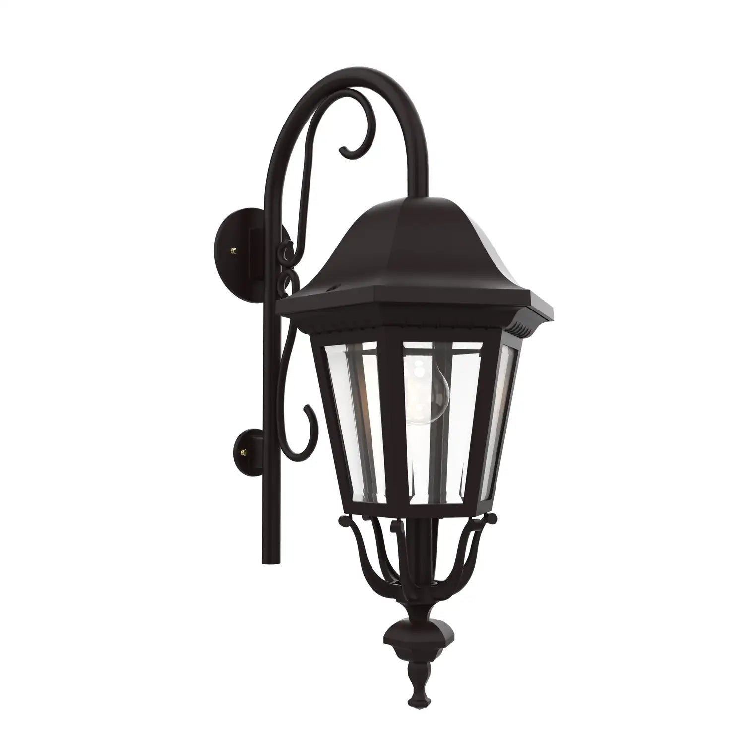 SNOC, FLORENCE - WALL-MOUNTED DOWNWARDS WITH CANE CLOSED BOTTOM MEDIUM FORMAT 23798, OUTDOOR WALL LIGHTS