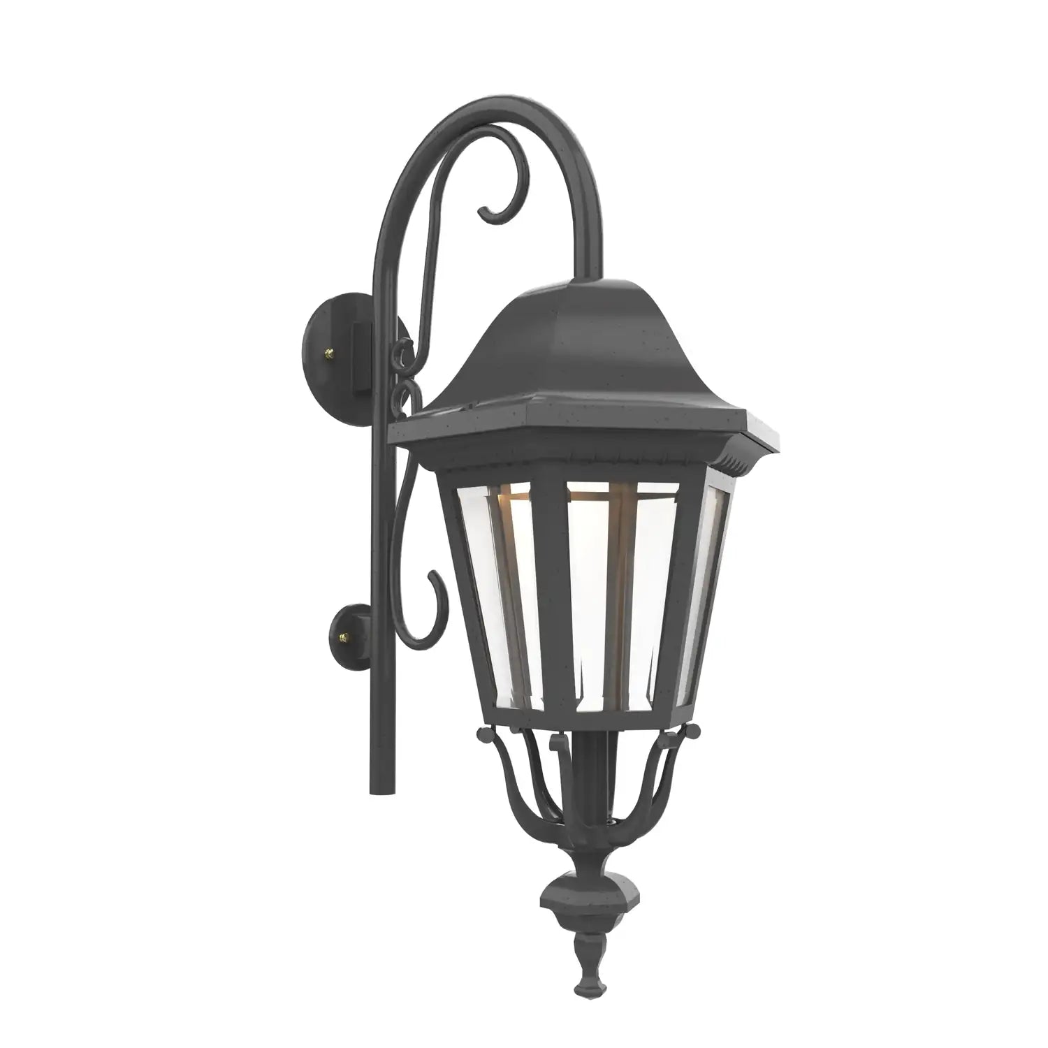 SNOC, FLORENCE - WALL-MOUNTED DOWNWARDS WITH CANE CLOSED BOTTOM MEDIUM FORMAT 23798, OUTDOOR WALL LIGHTS