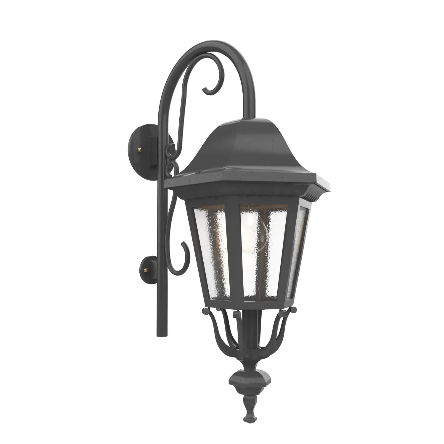 SNOC, FLORENCE - WALL-MOUNTED DOWNWARDS WITH CANE CLOSED BOTTOM MEDIUM FORMAT 23798, OUTDOOR WALL LIGHTS