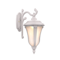 SNOC, MUNICH - WALL MOUNTED DECORATIVE ARM DOWN CLOSED BOTTOM MEDIUM FORMAT 24283, OUTDOOR WALL LIGHTS