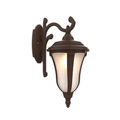SNOC, MUNICH - WALL MOUNTED DECORATIVE ARM DOWN CLOSED BOTTOM MEDIUM FORMAT 24283, OUTDOOR WALL LIGHTS