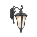 SNOC, MUNICH - WALL MOUNTED DECORATIVE ARM DOWN CLOSED BOTTOM MEDIUM FORMAT 24283, OUTDOOR WALL LIGHTS