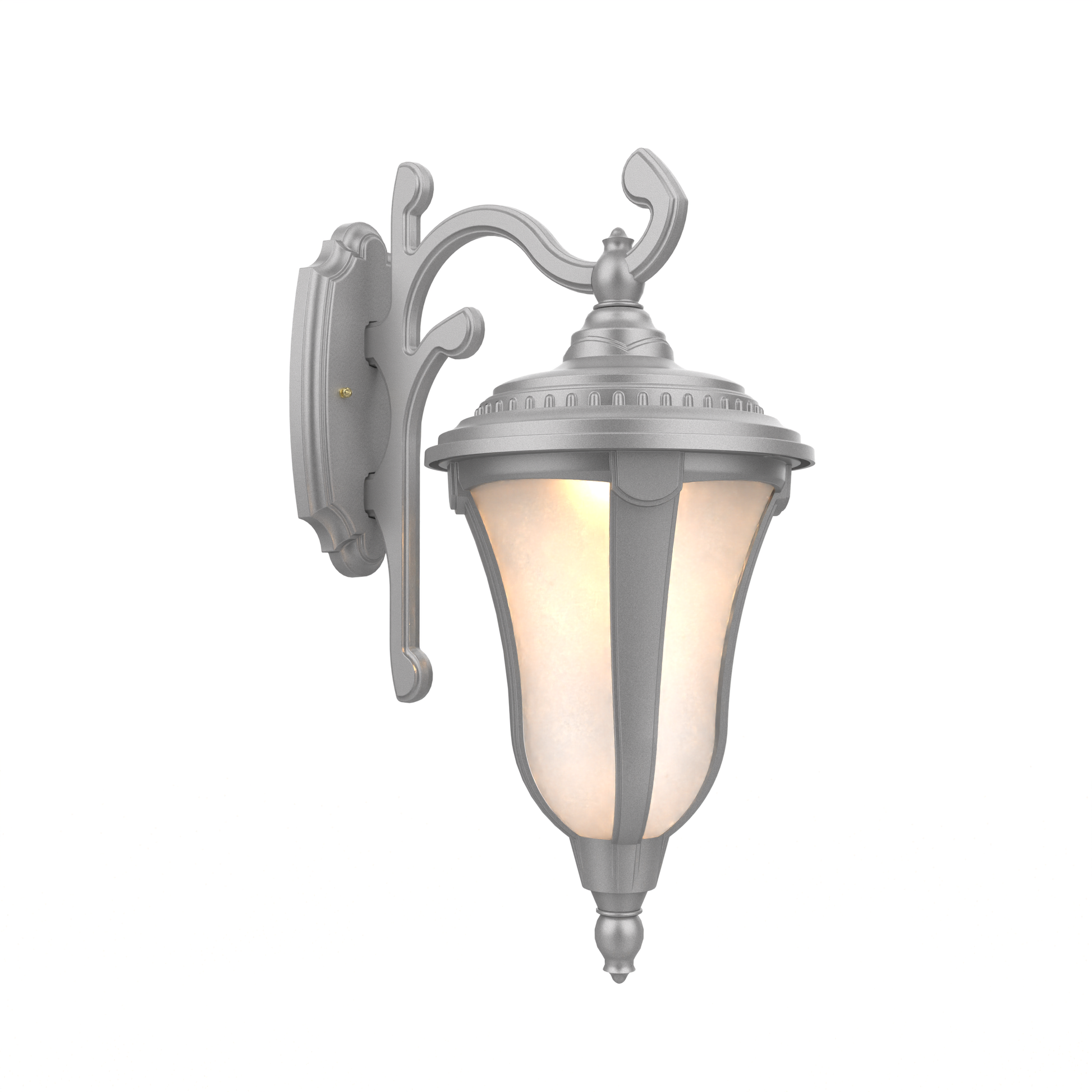SNOC, MUNICH - WALL MOUNTED DECORATIVE ARM DOWN CLOSED BOTTOM MEDIUM FORMAT 24283, OUTDOOR WALL LIGHTS