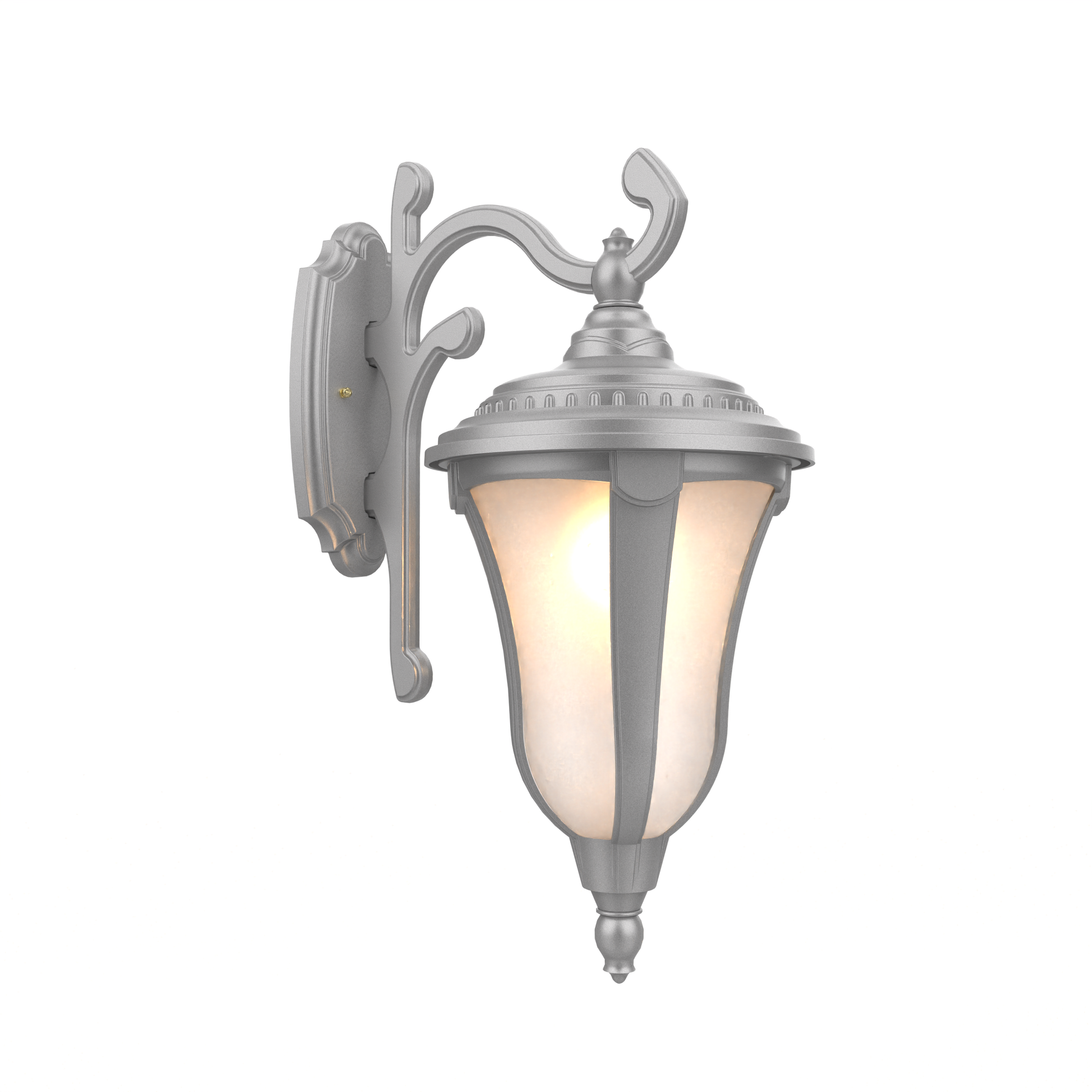 SNOC, MUNICH - WALL MOUNTED DECORATIVE ARM DOWN CLOSED BOTTOM MEDIUM FORMAT 24283, OUTDOOR WALL LIGHTS