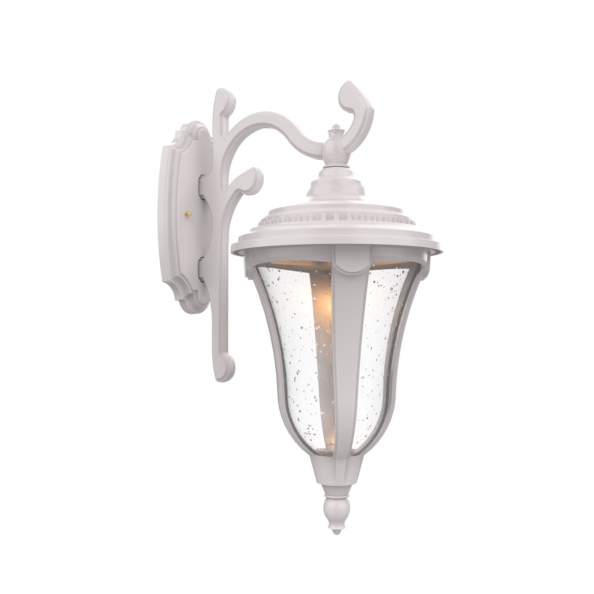 SNOC, MUNICH - WALL MOUNTED DECORATIVE ARM DOWN CLOSED BOTTOM MEDIUM FORMAT 24283, OUTDOOR WALL LIGHTS