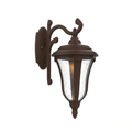 SNOC, MUNICH - WALL MOUNTED DECORATIVE ARM DOWN CLOSED BOTTOM MEDIUM FORMAT 24283, OUTDOOR WALL LIGHTS