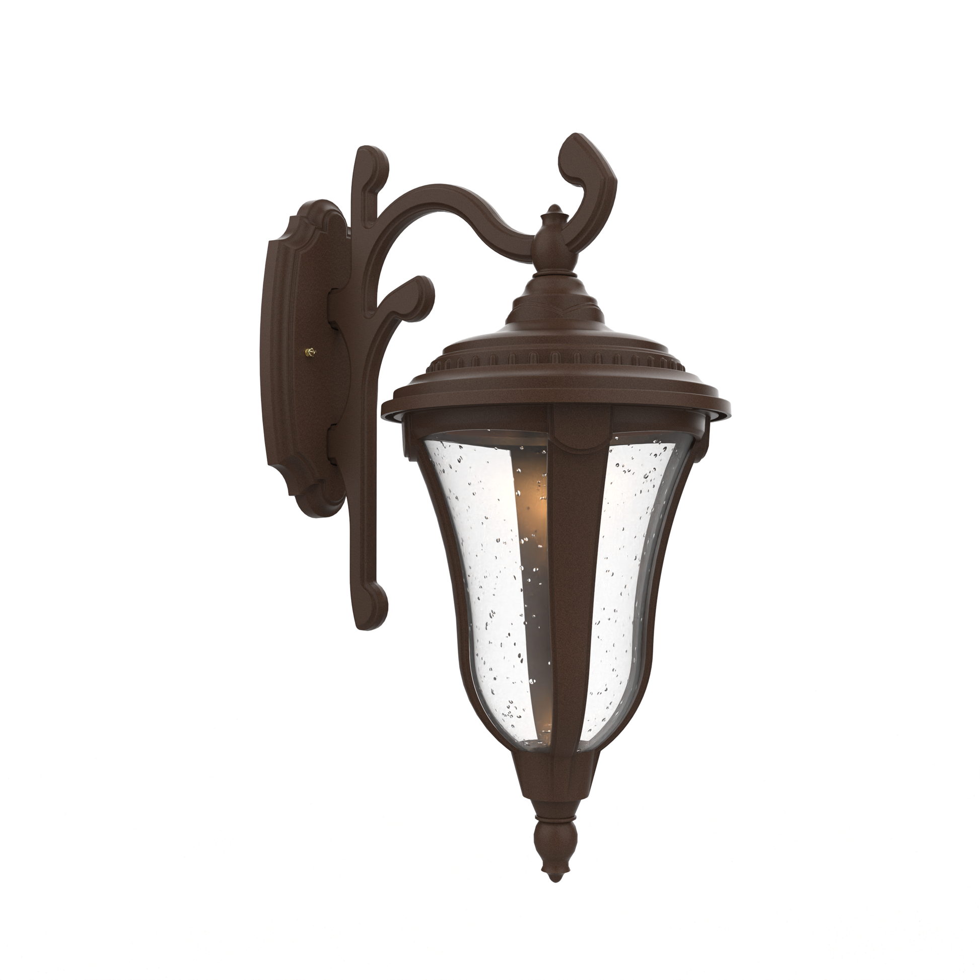 SNOC, MUNICH - WALL MOUNTED DECORATIVE ARM DOWN CLOSED BOTTOM MEDIUM FORMAT 24283, OUTDOOR WALL LIGHTS