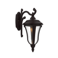 SNOC, MUNICH - WALL MOUNTED DECORATIVE ARM DOWN CLOSED BOTTOM MEDIUM FORMAT 24283, OUTDOOR WALL LIGHTS