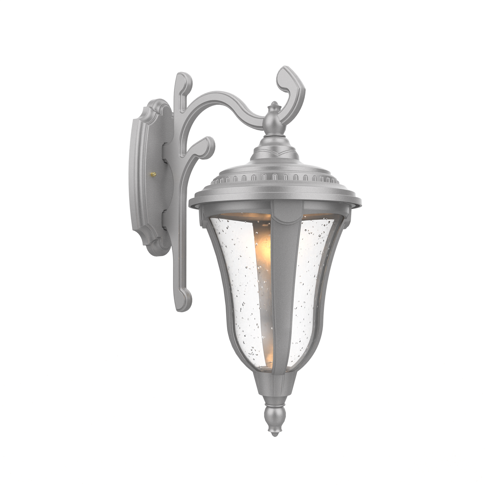 SNOC, MUNICH - WALL MOUNTED DECORATIVE ARM DOWN CLOSED BOTTOM MEDIUM FORMAT 24283, OUTDOOR WALL LIGHTS
