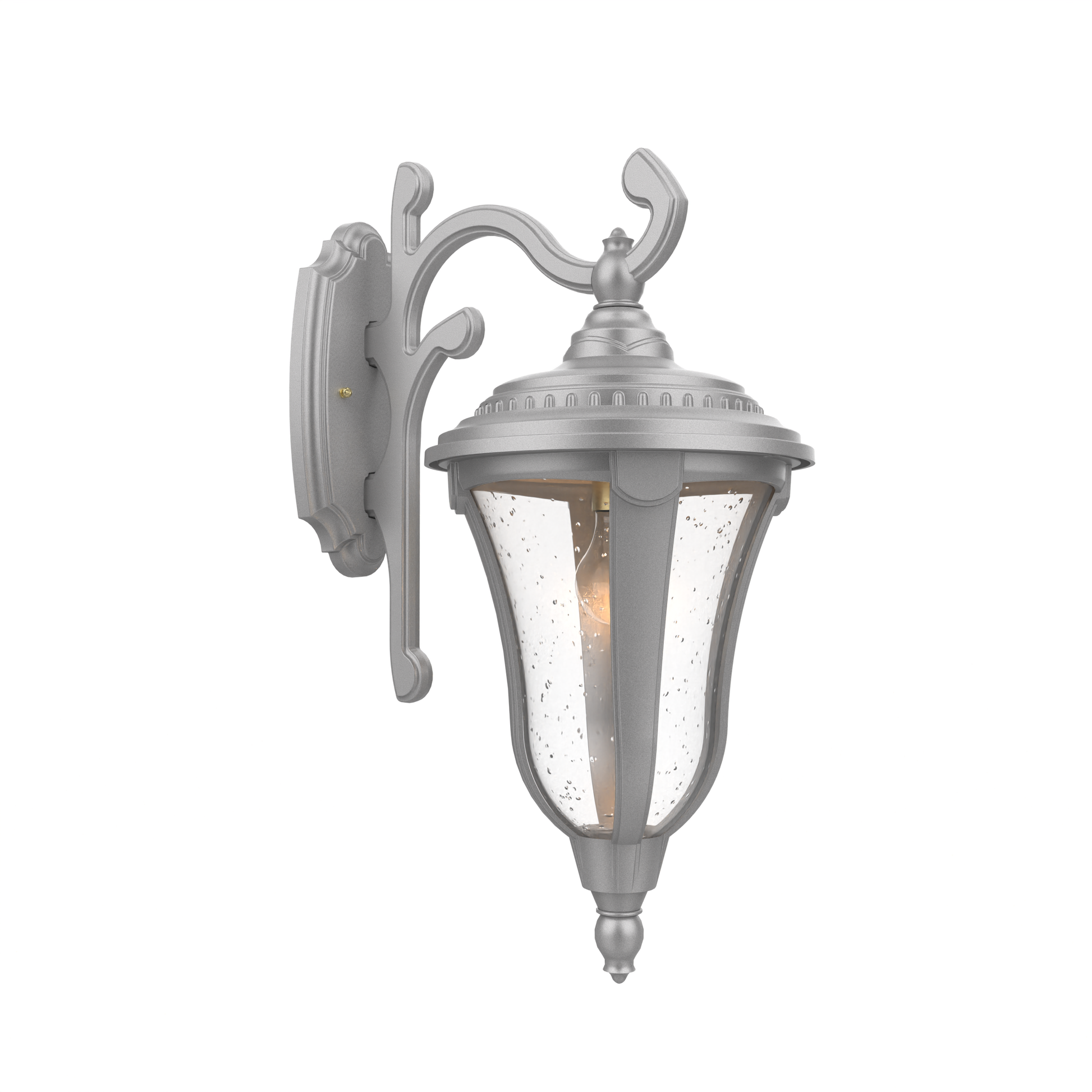 SNOC, MUNICH - WALL MOUNTED DECORATIVE ARM DOWN CLOSED BOTTOM MEDIUM FORMAT 24283, OUTDOOR WALL LIGHTS