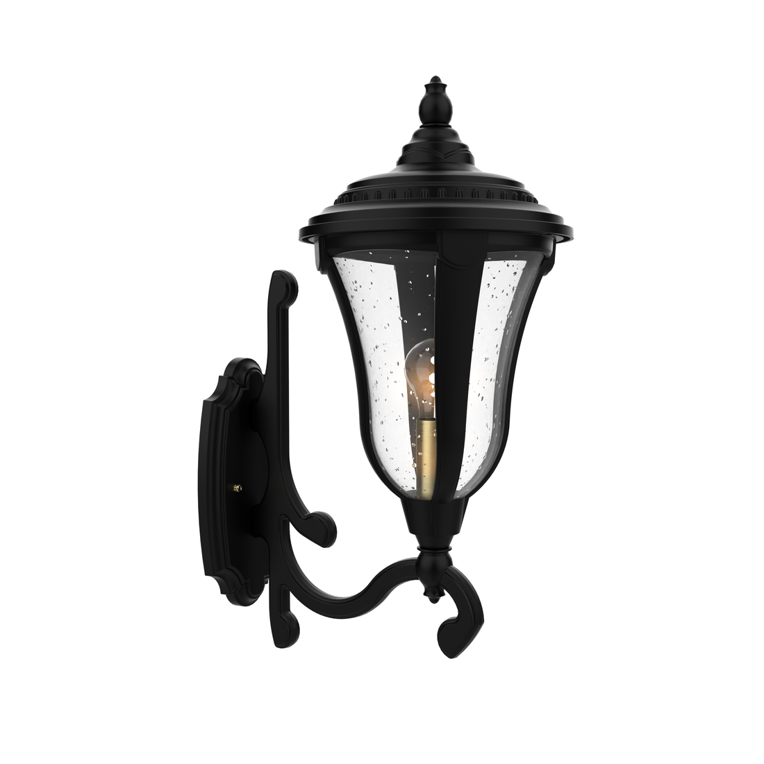 SNOC, MUNICH - WALL MOUNT DECORATIVE ARM UP MEDIUM FORMAT 24287, OUTDOOR WALL LIGHTS