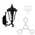 SNOC MUNICH - THREE HEAD MOUNT AND CENTER HEAD DECORATIVE ARM UP FOR MEDIUM POST 24287 3A1 - Post