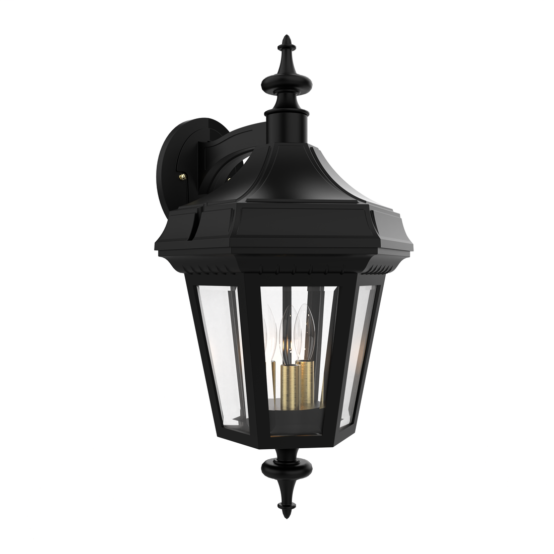 SNOC, OXFORD - CLOSED BOTTOM WALL MOUNT DOWN MEDIUM FORMAT 24825, OUTDOOR WALL LIGHTS