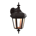 SNOC, OXFORD - CLOSED BOTTOM WALL MOUNT DOWN MEDIUM FORMAT 24825, OUTDOOR WALL LIGHTS